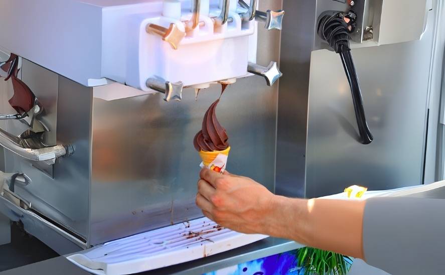 Mesin Pembuat Es Krim Cone