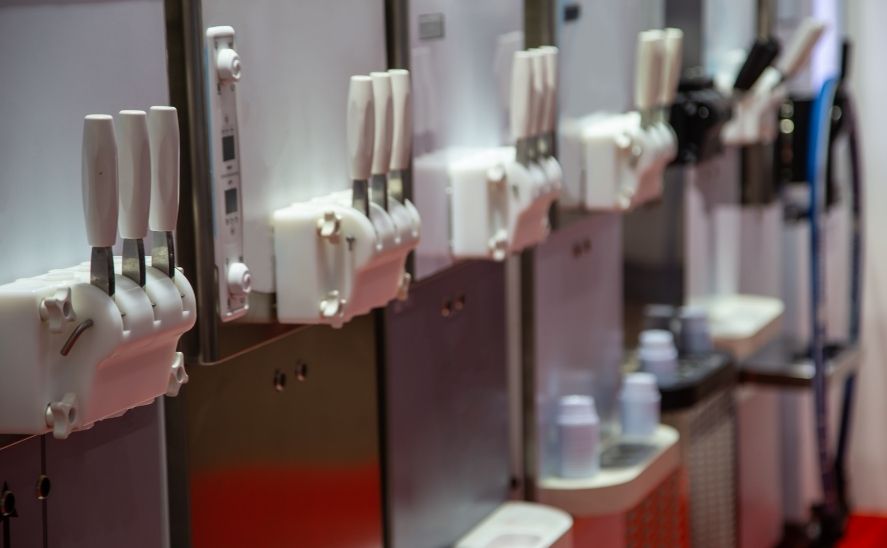 mesin pembuat es krim cone