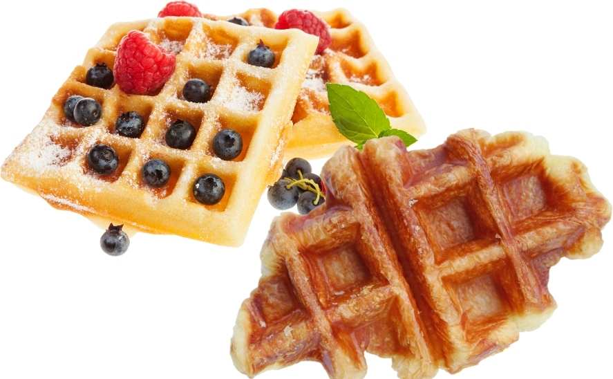 apa beda waffle dan croffle